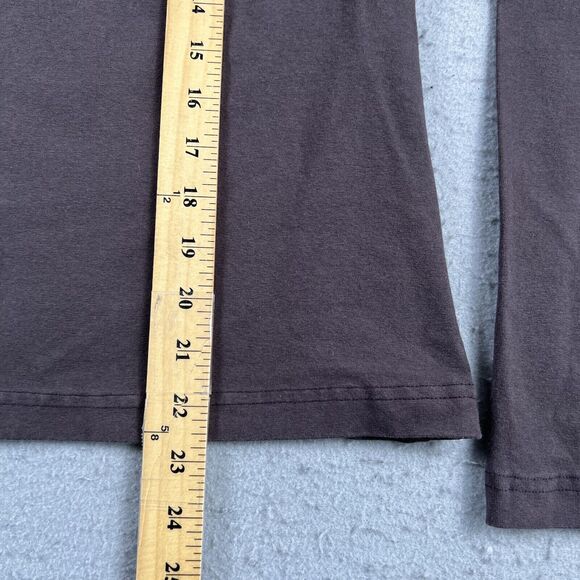 Bryan Walker Brown Cotton Blend Long‎ Sleeve Round Neck Pullover Shirt Women’s L - Picture 9 of 16